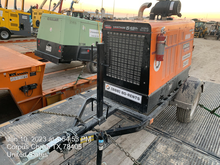 2022 Lincoln Electric Vantage 549X Crosslink Technology, Trailer Mounted, ES Decals, T3