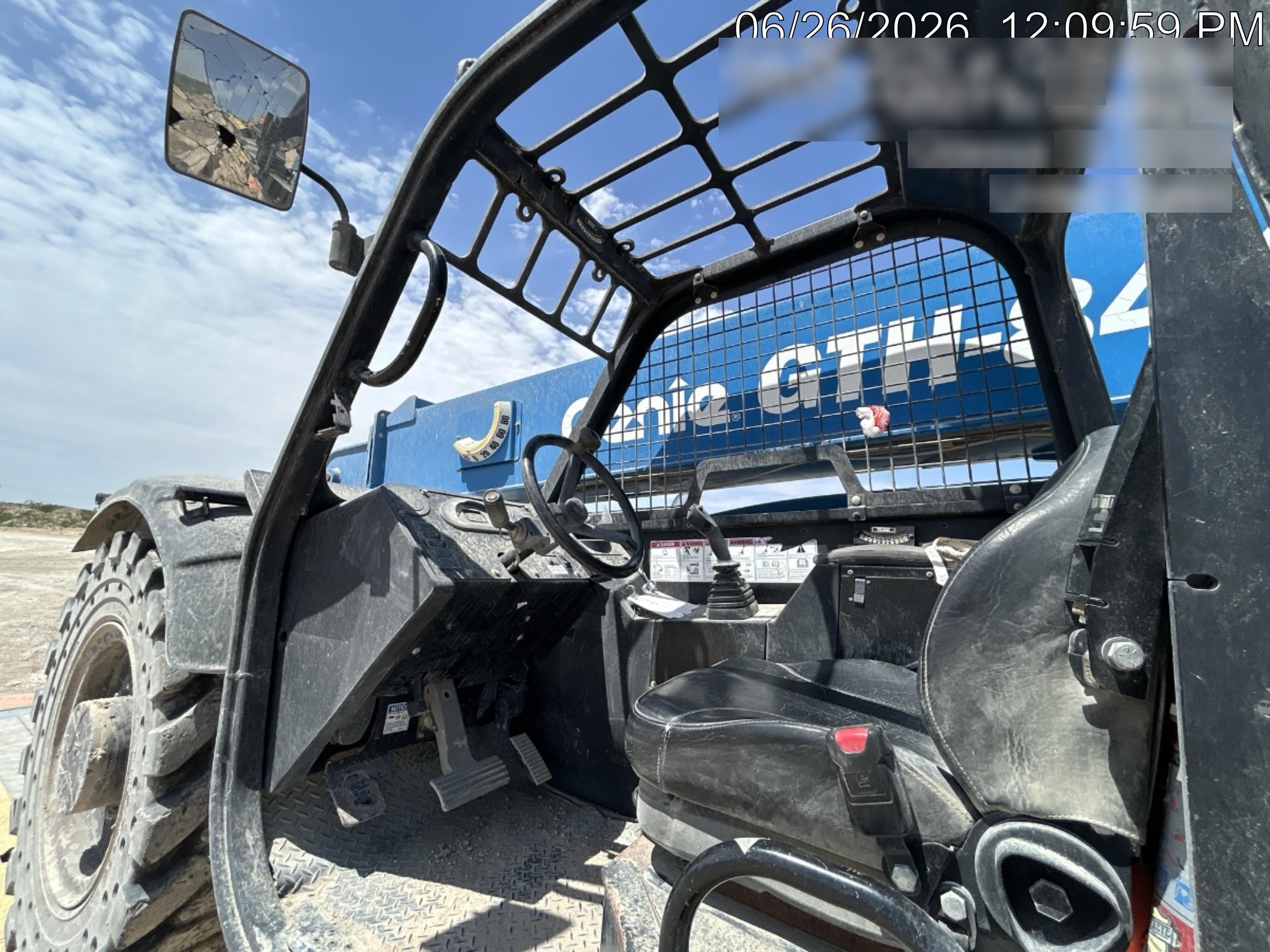 2017 Genie GTH-844 Genie GTH844, 60" Carriage, Solid Tires