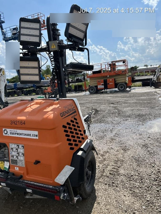 2024 Generac MLT2 Diesel, Flex Switch 120V Input, Powerzone Controller, 
(4) 320W LED Lights, 4kW Generator, 39.9 Gal Fuel Tank, 2" Ball, T3