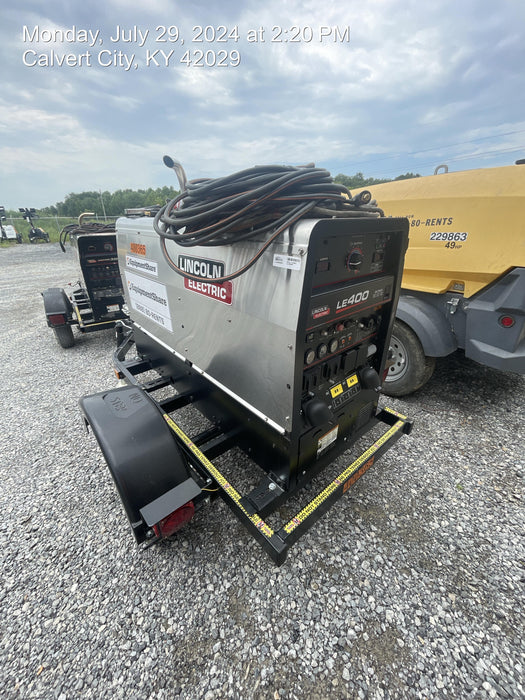2024 Lincoln Electric LE400 Kubota V1505, Trlr, Cable Rack, Light Kit, ES Decals, T3