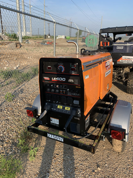 2022 Lincoln Electric LE400 Kubota V1505, Trlr, Cable Rack, Light Kit, ES Decals, T3