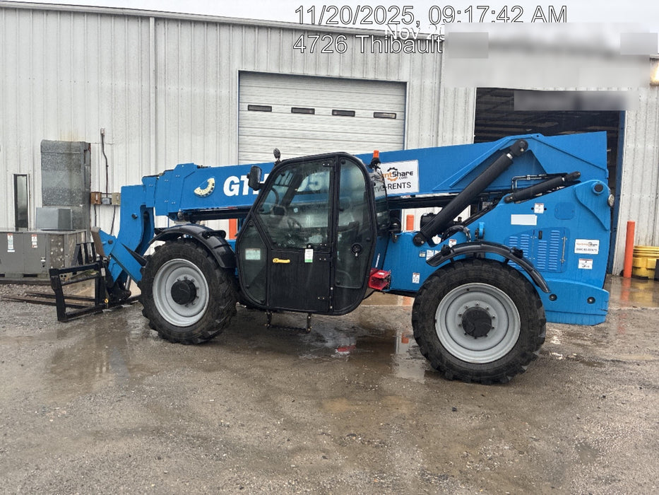 2019 Genie GTH-1056 Cab/Heat/AC, FF Tires, LED Work Lights, Beacon 60" QA Carriage, 60" Forks
