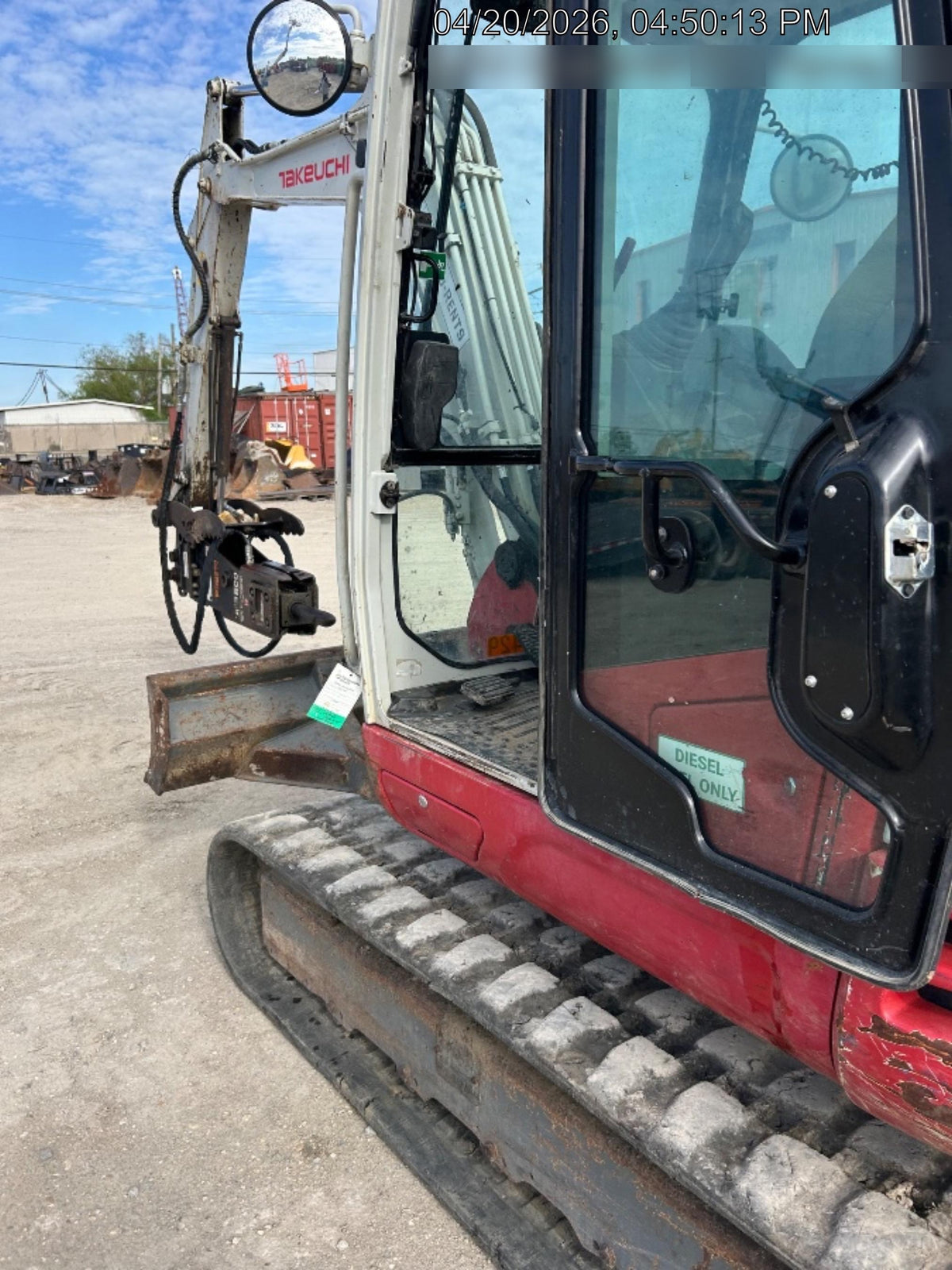 2020 Takeuchi TB250-2C Cab/Heat/Air, Rubber Tracks, Manual TAG QC