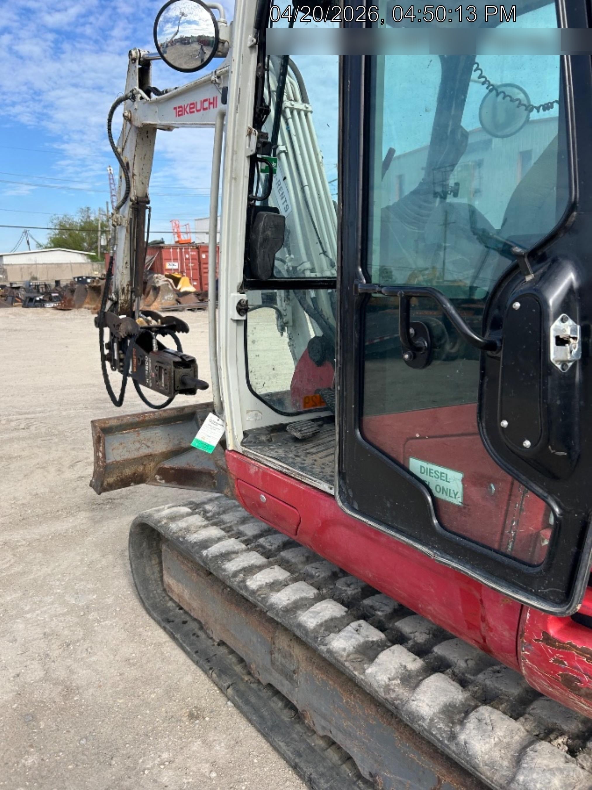 2020 Takeuchi TB250-2C Cab/Heat/Air, Rubber Tracks, Manual TAG QC