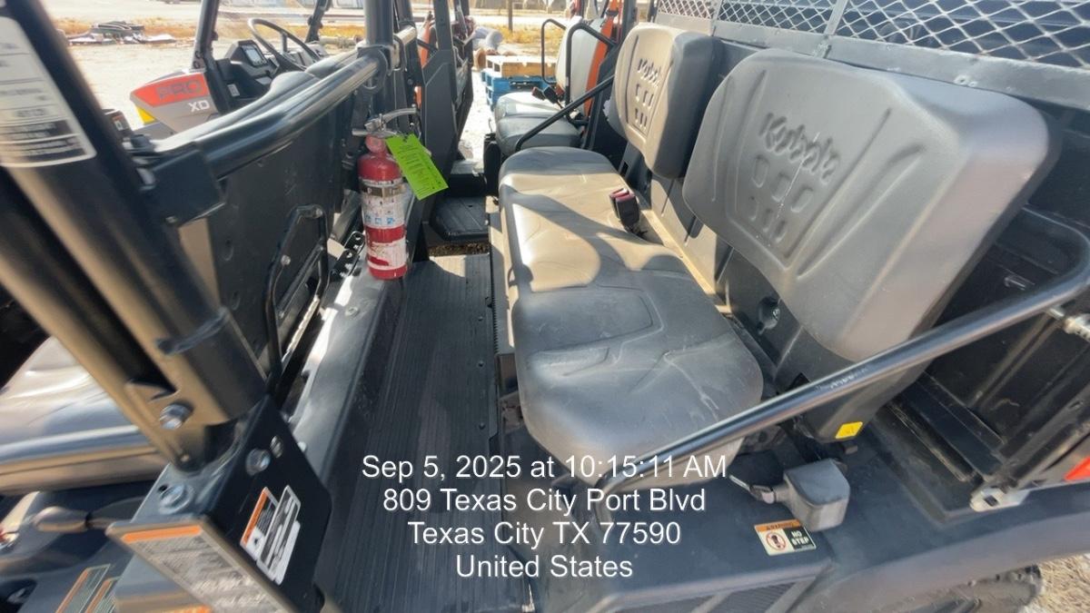 2021 Kubota RTV-X1140W-H Plastic Canopy, Windshield Acrylic Clear, LED Strobe Light, Wire Harness Kit, Back up Alarm