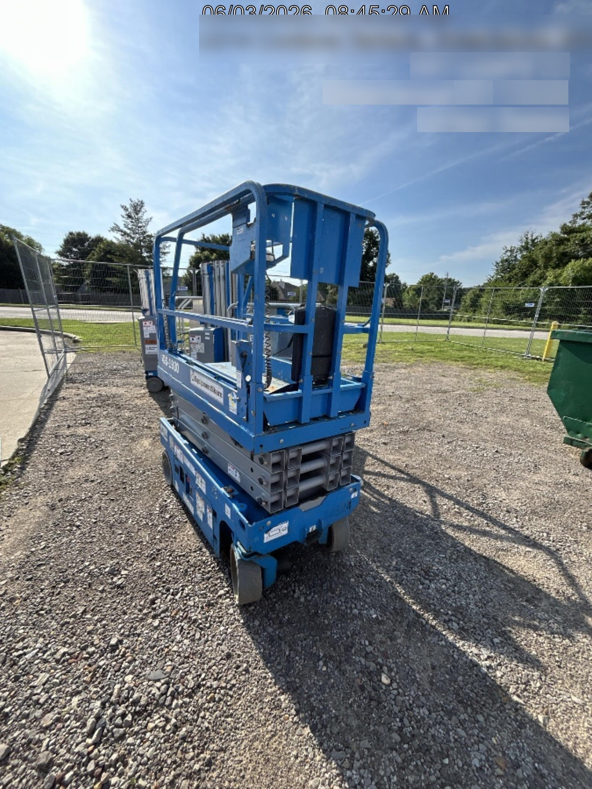 2019 Genie GS-1930 Fixed rails with chain Entry