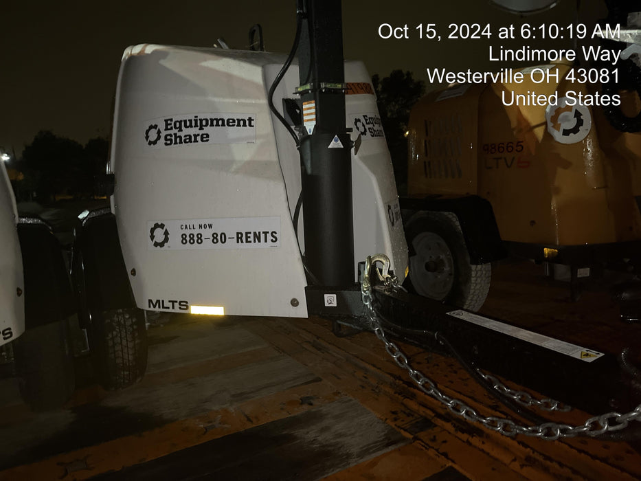 2024 Generac MLT2 Diesel, Flex Switch 120V Input, Powerzone Controller, 
(4) 320W LED Lights, 4kW Generator, 39.9 Gal Fuel Tank, 2" Ball, T3