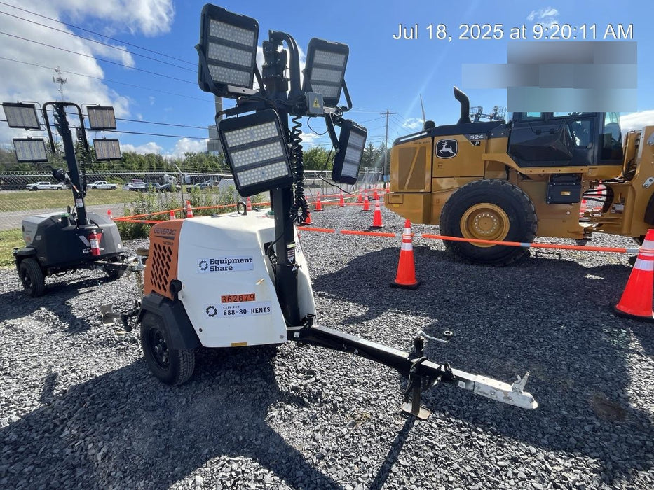 2023 Generac MLT2 Diesel, Flex Switch 120V Input, Powerzone Controller, 
(4) 320W LED Lights, 4kW Generator, 39.9 Gal Fuel Tank, 2" Ball, T3