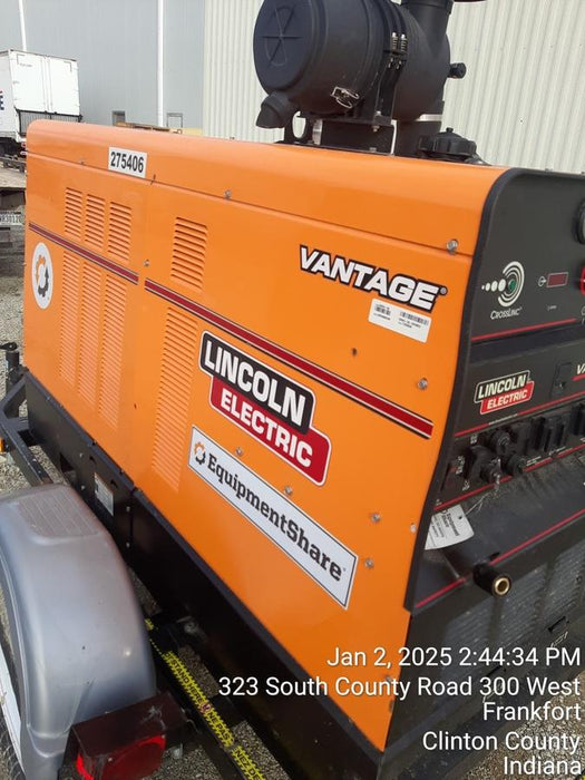 2022 Lincoln Electric Vantage 549X Crosslink Technology, Trailer Mounted, ES Decals, T3