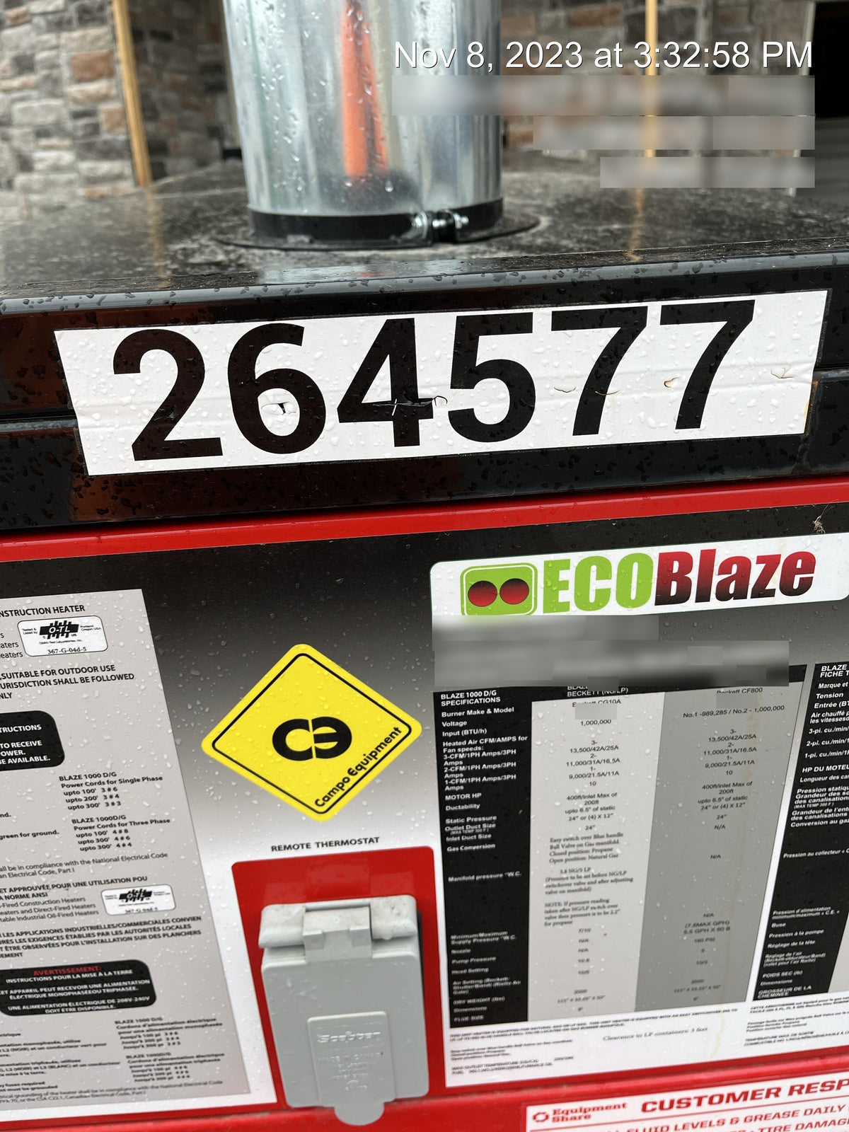 2022 CAMPO EB1000G-RE3