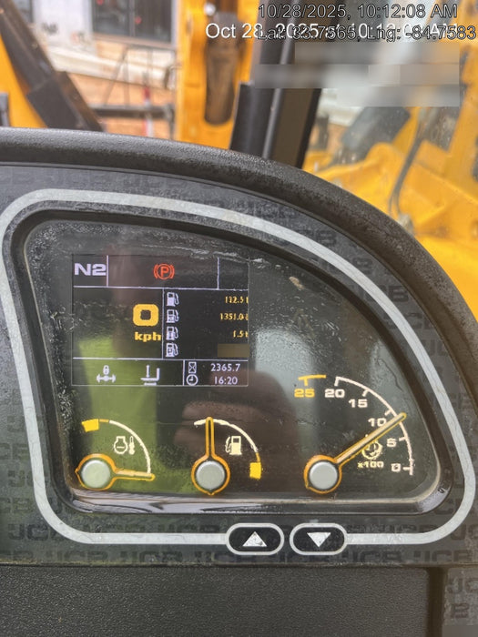 2019 JCB 510-56 Canopy, 74 HP, Solid Tires, STD Worklight, Beacon, Aux Hydraulics, Lifting Eye, Back up Alarm w/66" Carriage/60" Forks