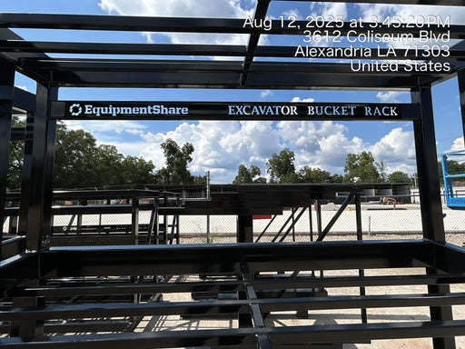 2025 FLUID POWER SUPPORT Excavator Bucket Rack