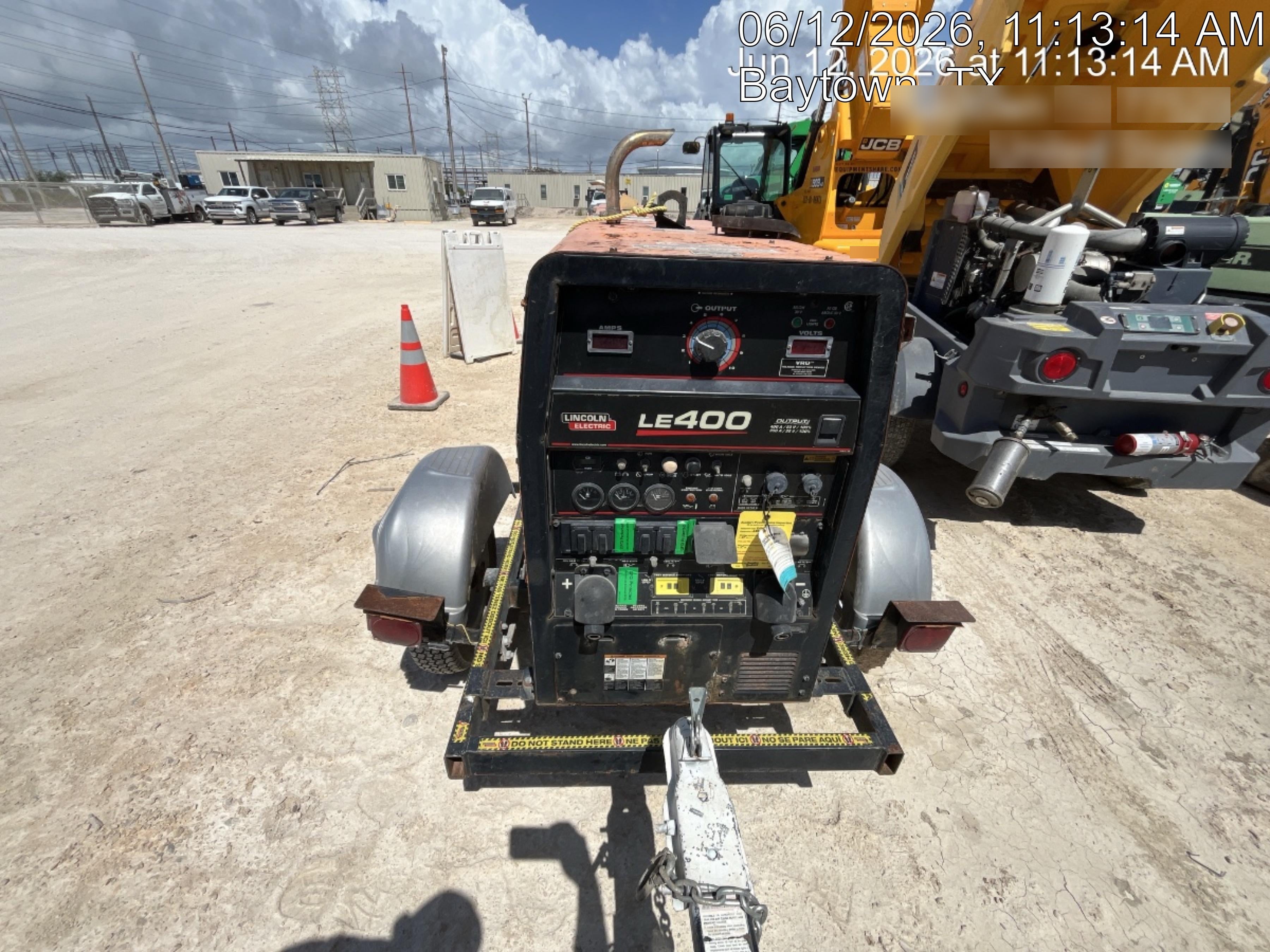 2022 Lincoln Electric LE400 Kubota V1505, Trlr, Cable Rack, Light Kit, ES Decals, T3