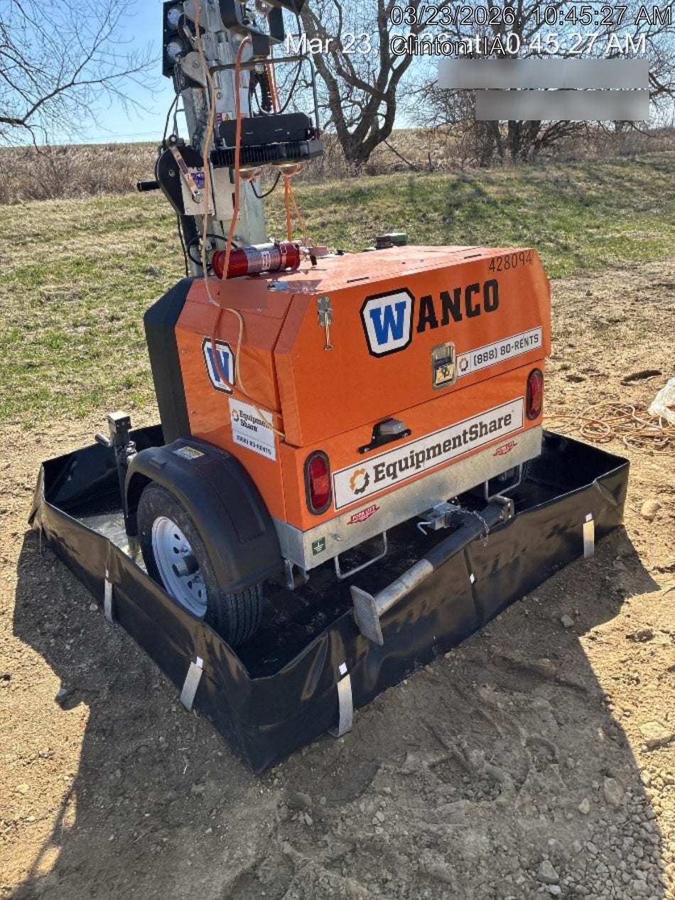 2024 Wanco WLTT-4MM4K Diesel, Deep Sea Controller, Shore Power Plug, Auto Start, (4) 350W LED Floodlights, 4kW Generator, 60 Gal Fuel Tank, 2" Ball, T3