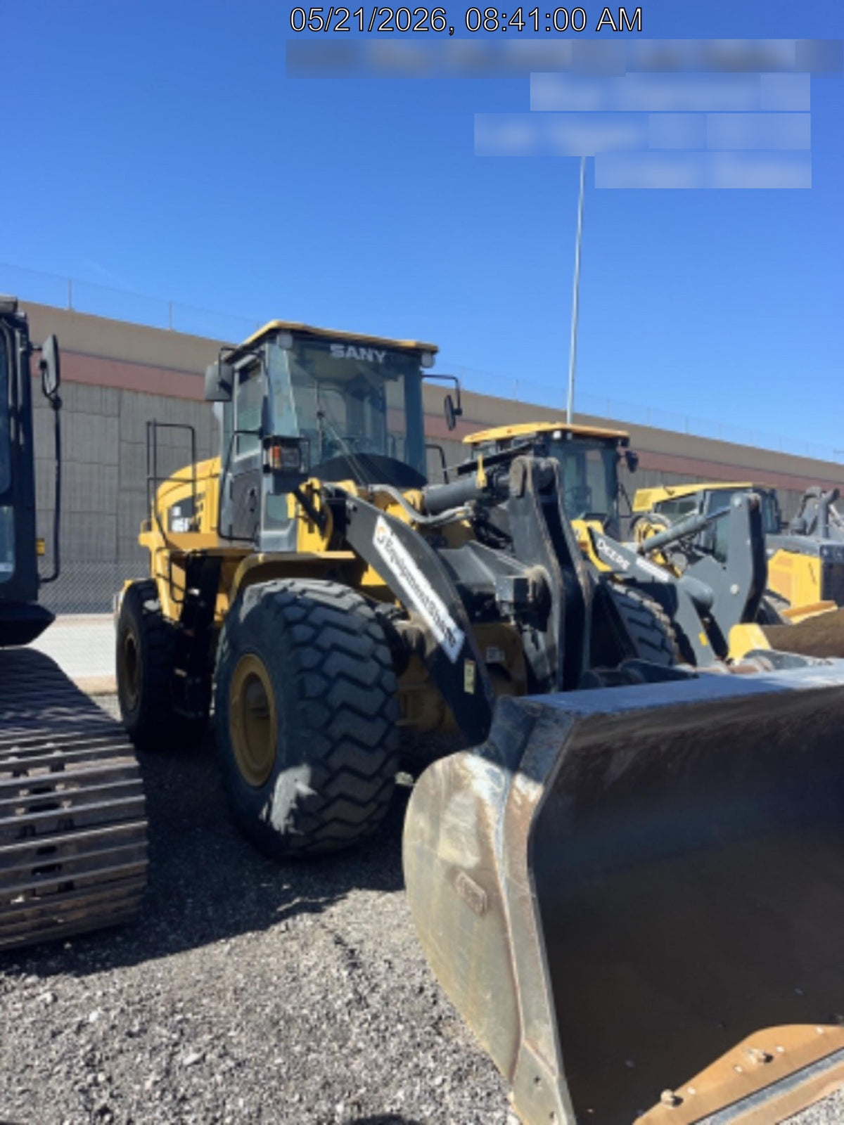 2019 Sany SW405K Standard, JRB Hydraulic QC, 4yrd Bucket, Standard Carriage, 72" Tines - SW405-00A