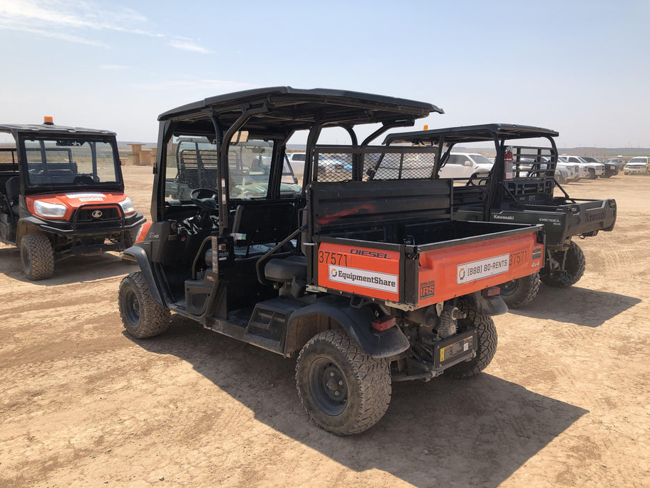 2019 Kubota RTV-X1140W-H 4wd Utility Cart, LED Strobe, Windshield Tempered Glass, Plastic Canopy, Wire Harness Kit, Backup Alarm