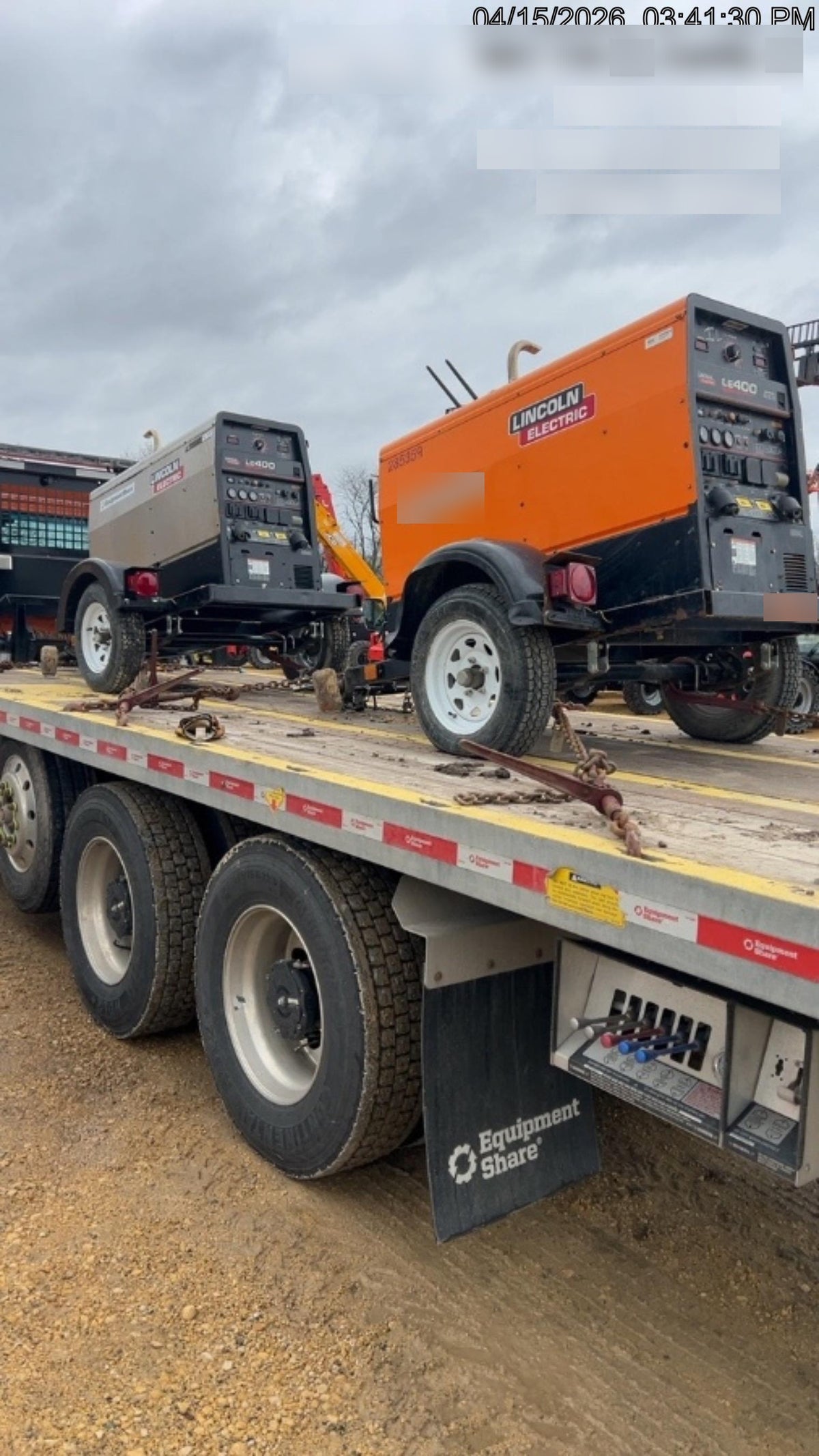 2022 Lincoln Electric LE400 Kubota V1505, Trlr, Cable Rack, Light Kit, ES Decals, T3