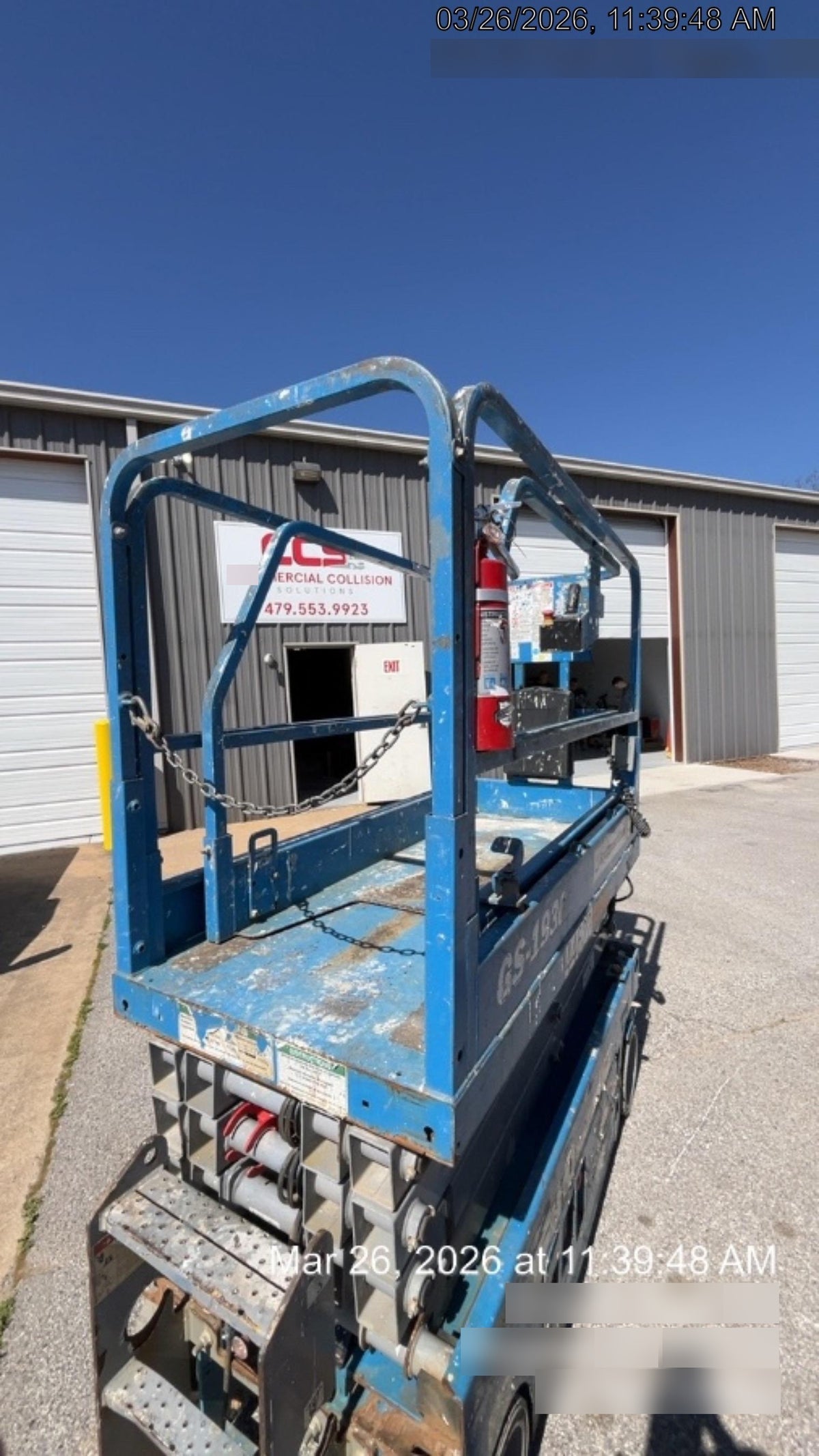 2019 Genie GS-1930 Fixed rails with chain Entry