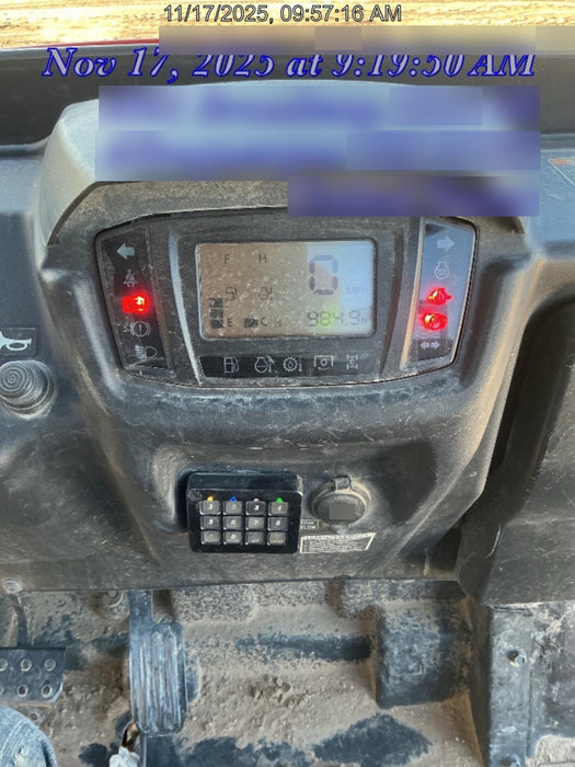 2021 Kubota RTV-X1140W-H Plastic Canopy, Windshield Acrylic Clear, LED Strobe Light, Wire Harness Kit, Back up Alarm