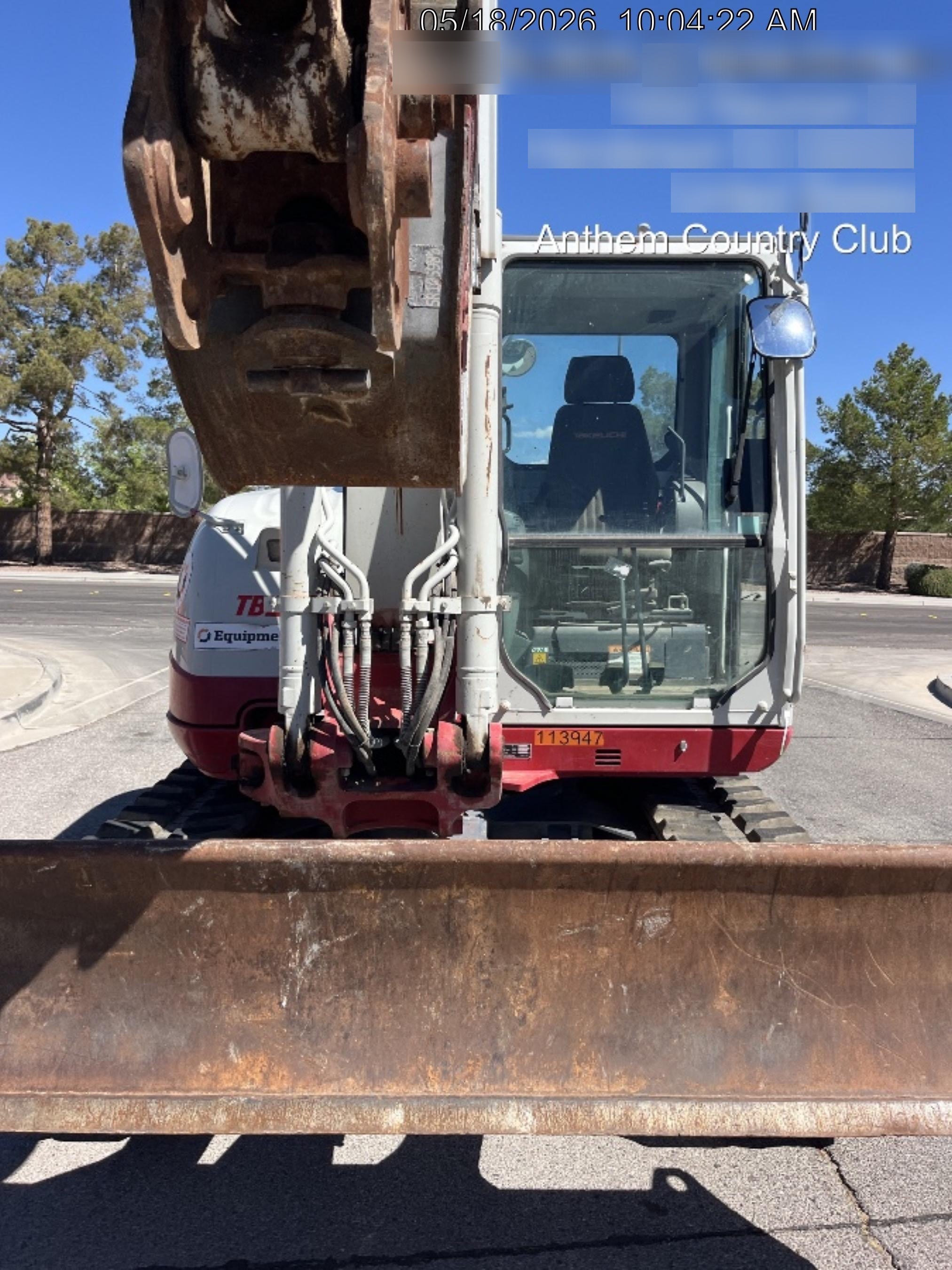 2020 Takeuchi TB290C Cab/Heat/Air, Rubber Tracks, Manual TAG QC