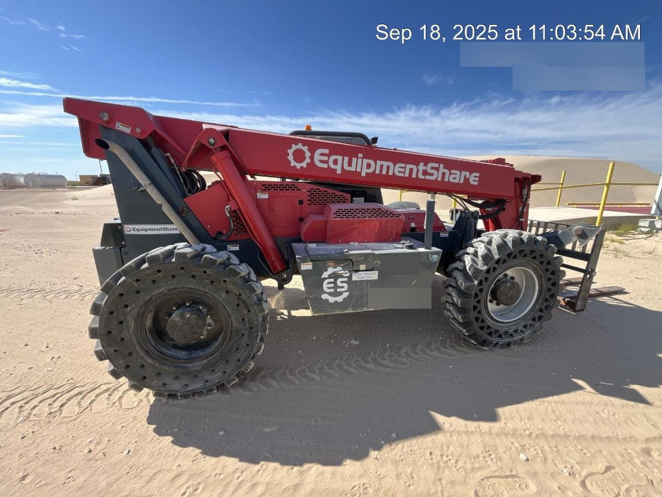 2019 Manitou 12042 MTA12042 - Canopy, Worklights/Strobe, Beacon, 66" Carriage, 60" Forks, Solid Tires, Lift Hook, Aux Hydraulics