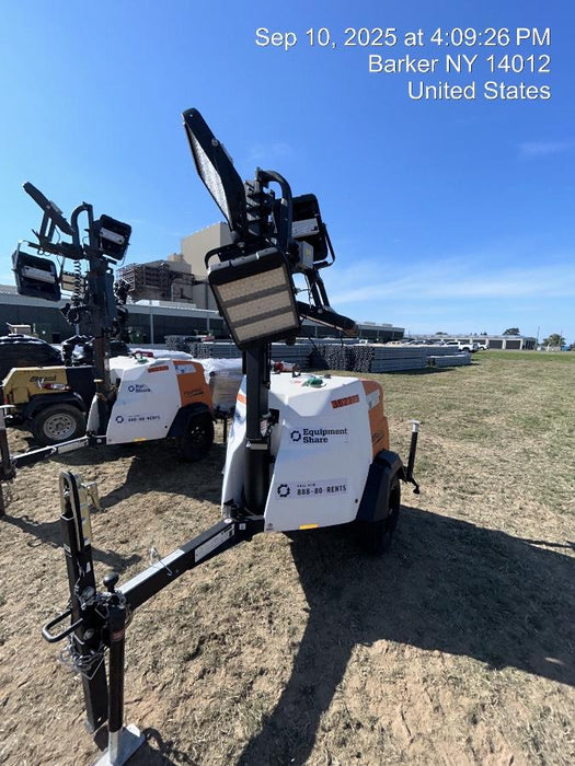 2023 Generac MLT2 Diesel, Flex Switch 120V Input, Powerzone Controller, 
(4) 320W LED Lights, 4kW Generator, 39.9 Gal Fuel Tank, 2" Ball, T3