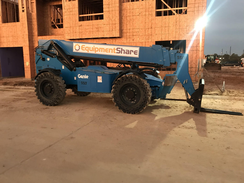 2017 Genie GTH-1056 Genie GTH1056, Solid Tires, 60" carriage, Open ROPS