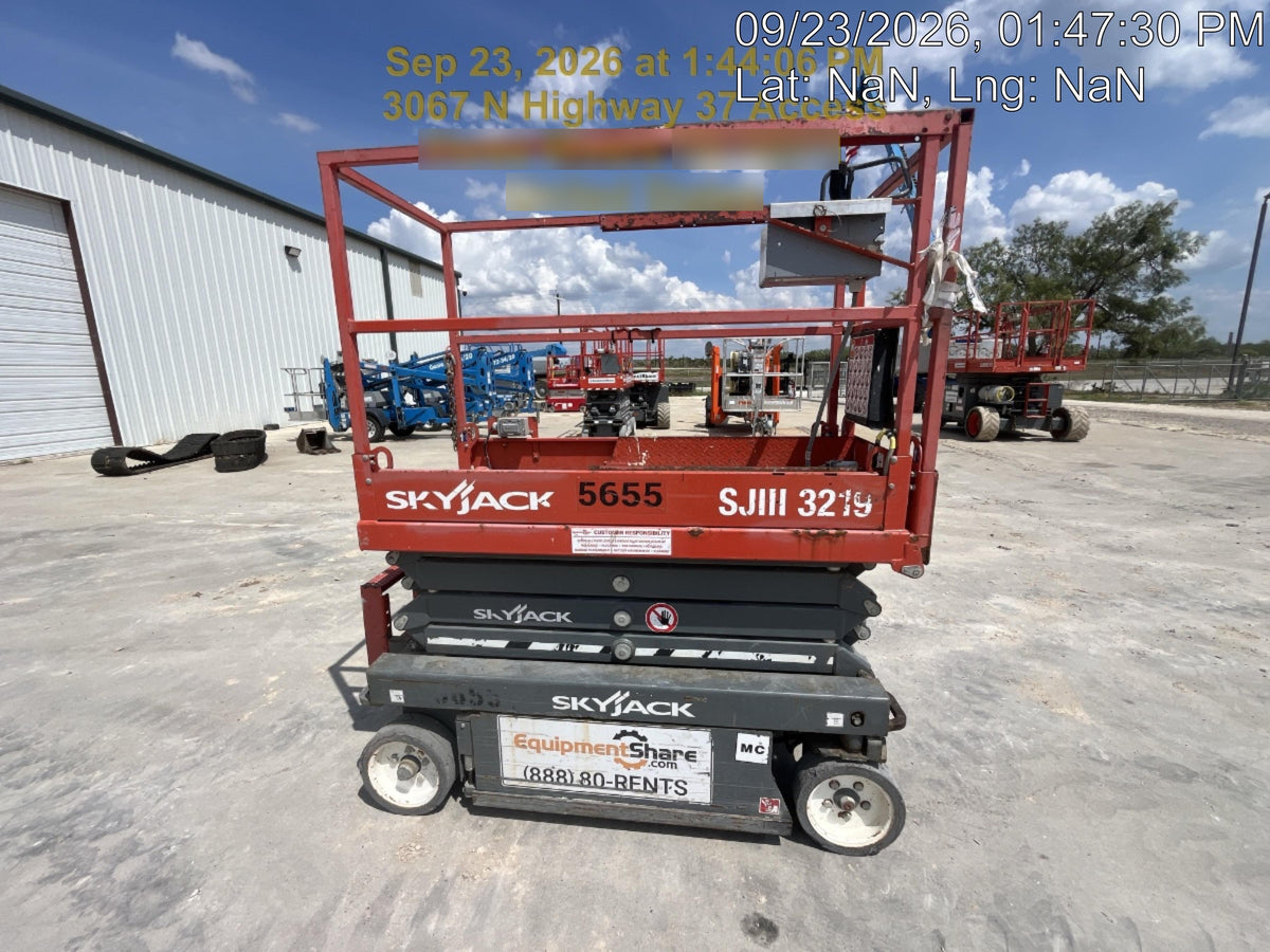 2017 Skyjack SJIII-3219 SJ3219, Trojan Battery Set, Extended Warranty 5yr/5k hr
