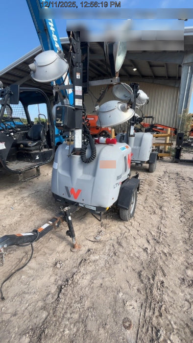 2019 Wacker Neuson LTV6L-MH Wacker Neuson LTV6L Mobile Light Tower w/Fuel Level Sensor Installed