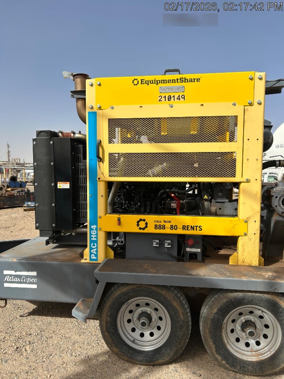 2022 ATLAS COPCO PAC H64 JD