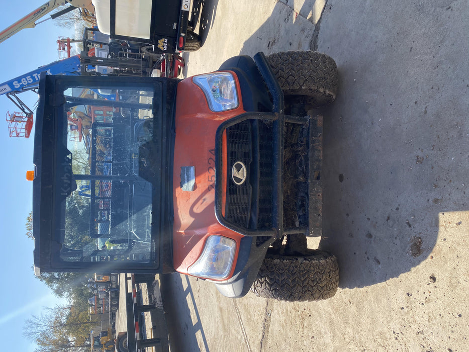 Kubota RTV-X1140W-H 4wd Utility Cart, LED Strobe, Windshield Tempered Glass, Pastic Canopy, Wire Harness Kit, Backup Alarm