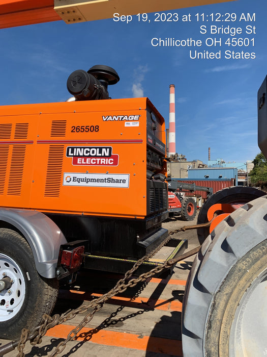 2022 Lincoln Electric Vantage 549X Crosslink Technology, Trailer Mounted, ES Decals, T3