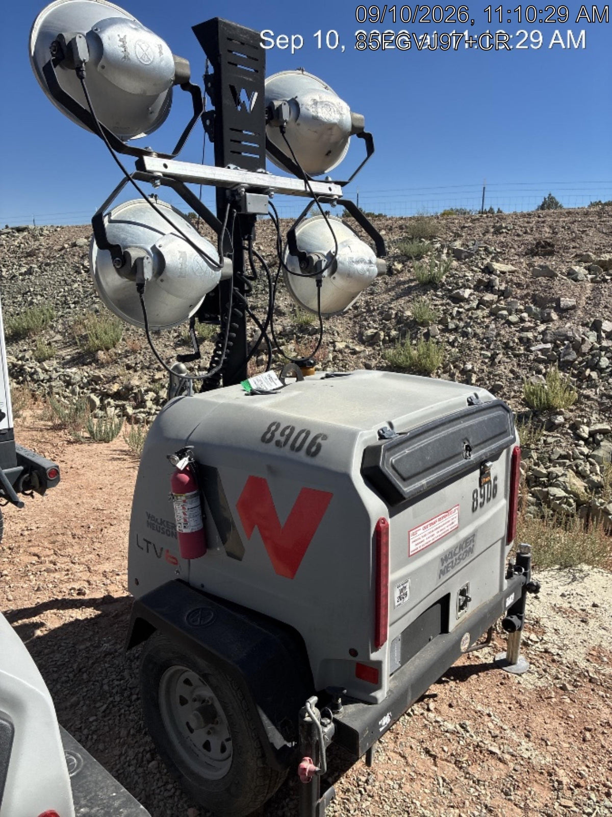 2018 Wacker Neuson LTV6L-MH Wacker Neuson LTV6L Towable Light Tower