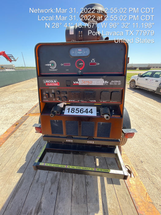 2021 Lincoln Electric Vantage 549X Ready Pak 3, ORANGE (includes trailer, cable rack, fender light kit)