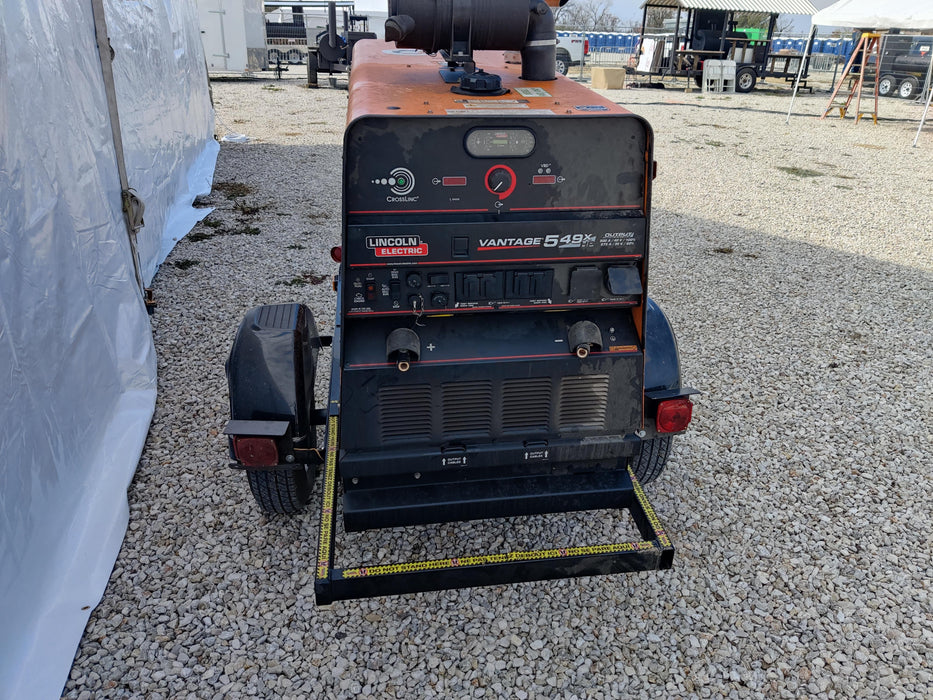 2021 Lincoln Electric Vantage 549X Ready Pak 3, ORANGE (includes trailer, cable rack, fender light kit)