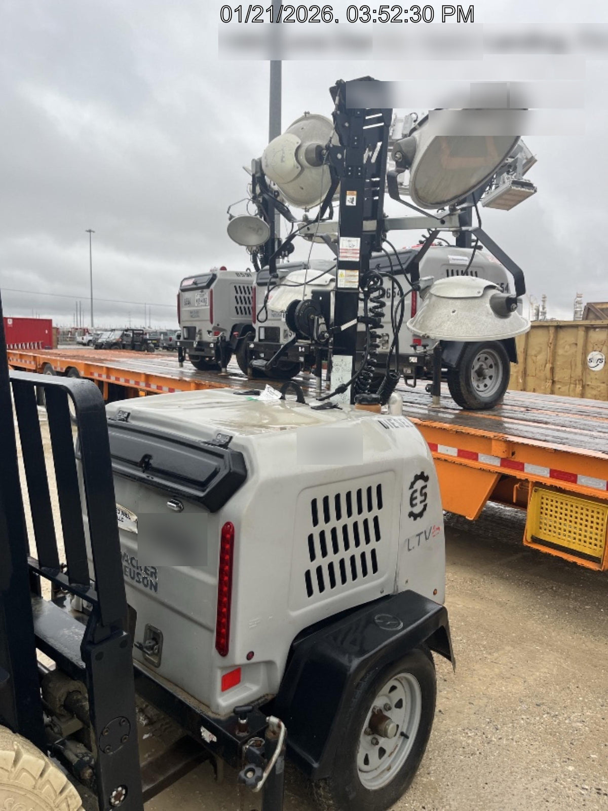 2018 Wacker Neuson LTV6L-MH Wacker Neuson LTV6L Mobile Light Tower w/Fuel Level Sensor Installed