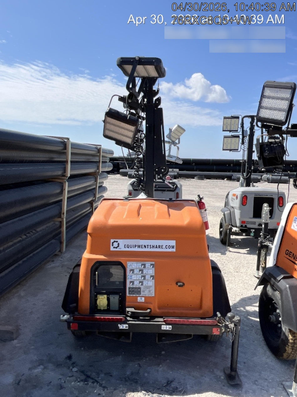 2023 Generac MLT2 Diesel, Flex Switch 120V Input, Powerzone Controller, (4) 320W LED Lights, 4kW Generator, 39.9 Gal Fuel Tank, 2" Ball, T3
