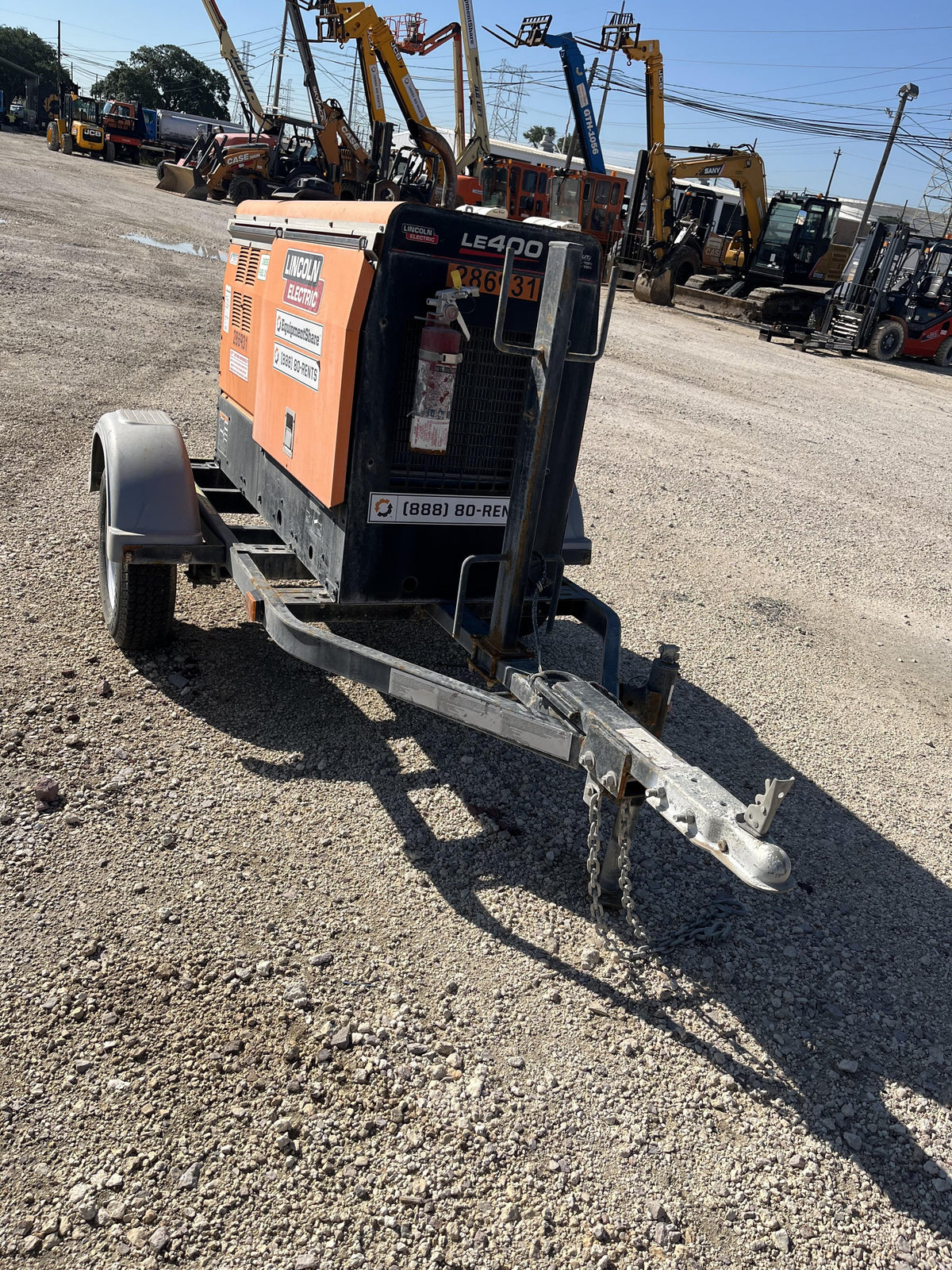 2022 Lincoln Electric LE400 Kubota V1505, Trlr, Cable Rack, Light Kit, ES Decals, T3