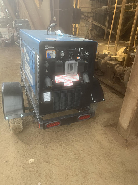 2020 Miller Electric BIG BLUE 400 Trailer Mounted Welder