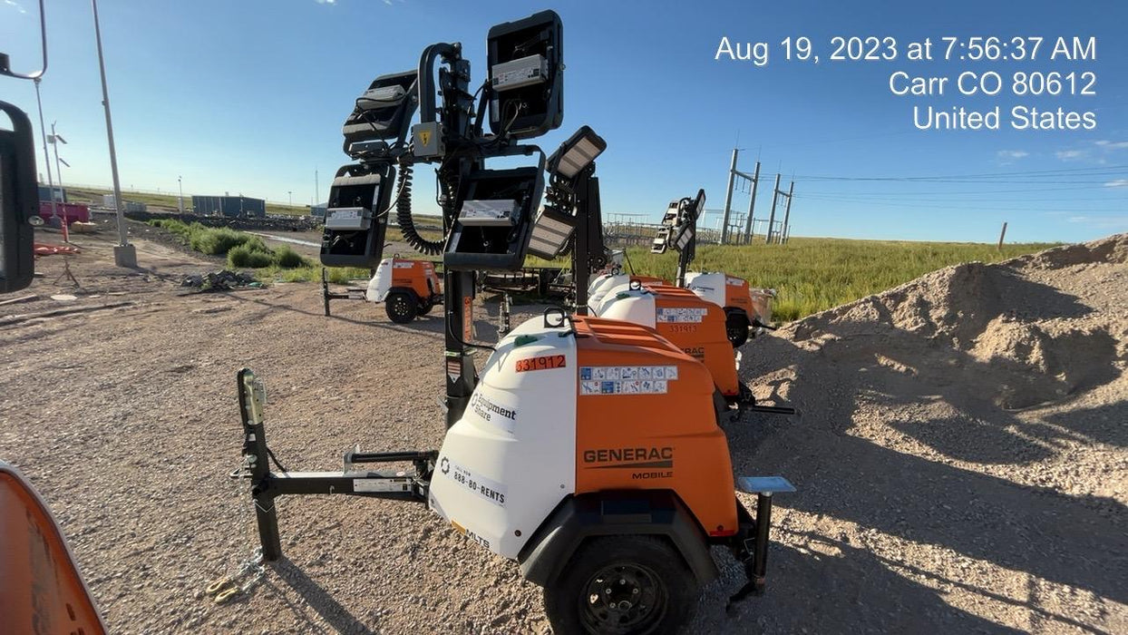 2023 Generac MLT2 Diesel, Flex Switch 120V Input, Powerzone Controller, (4) 320W LED Lights, 4kW Generator, 39.9 Gal Fuel Tank, 2" Ball, T3