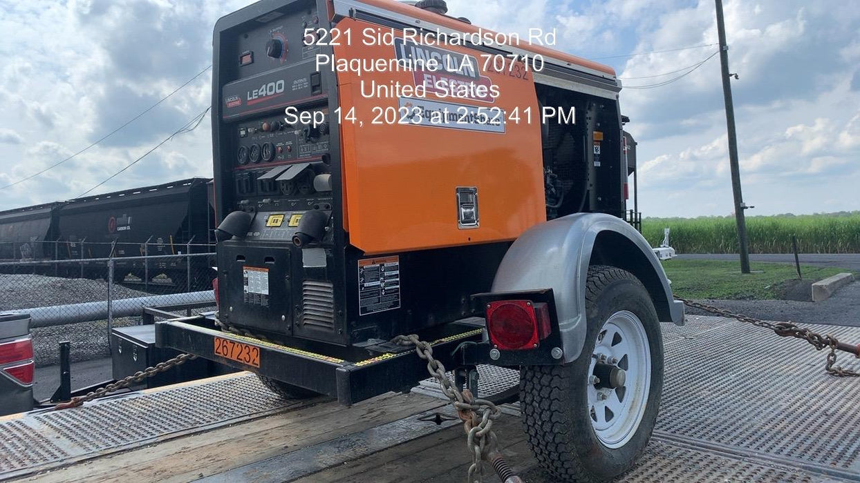 2022 Lincoln Electric LE400 Kubota V1505, Trlr, Cable Rack, Light Kit, ES Decals, T3