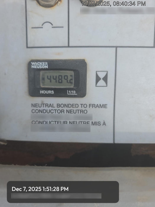 2019 Wacker Neuson LTV6L-MH Standard Options, ES Track Hardware, Fuel Level Sensor