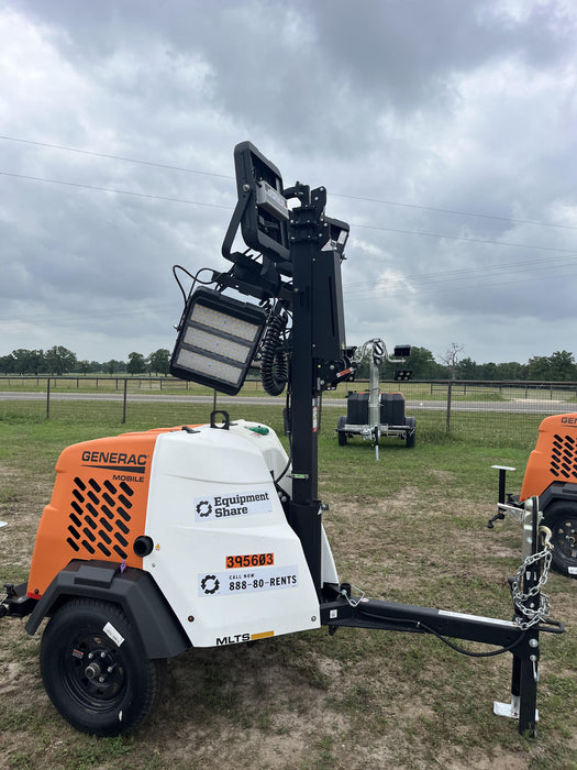 2024 Generac MLT2 Diesel, Flex Switch 120V Input, Powerzone Controller, 
(4) 320W LED Lights, 4kW Generator, 39.9 Gal Fuel Tank, 2" Ball, T3