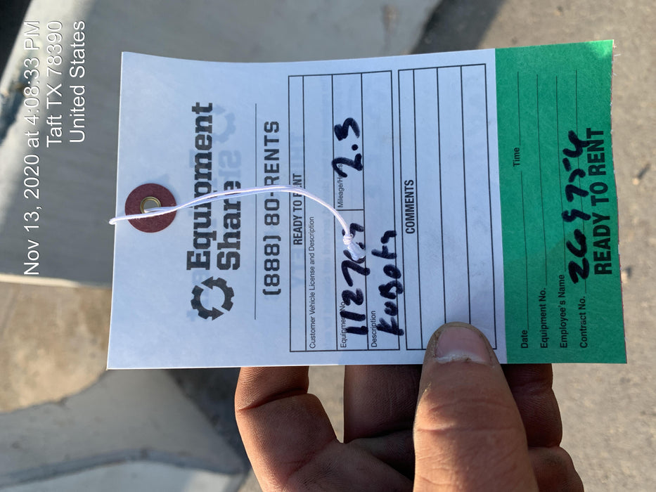 2020 Kubota RTV-X1140 4 Seat UTV, 4WD, Canopy, Standard Rental Spec