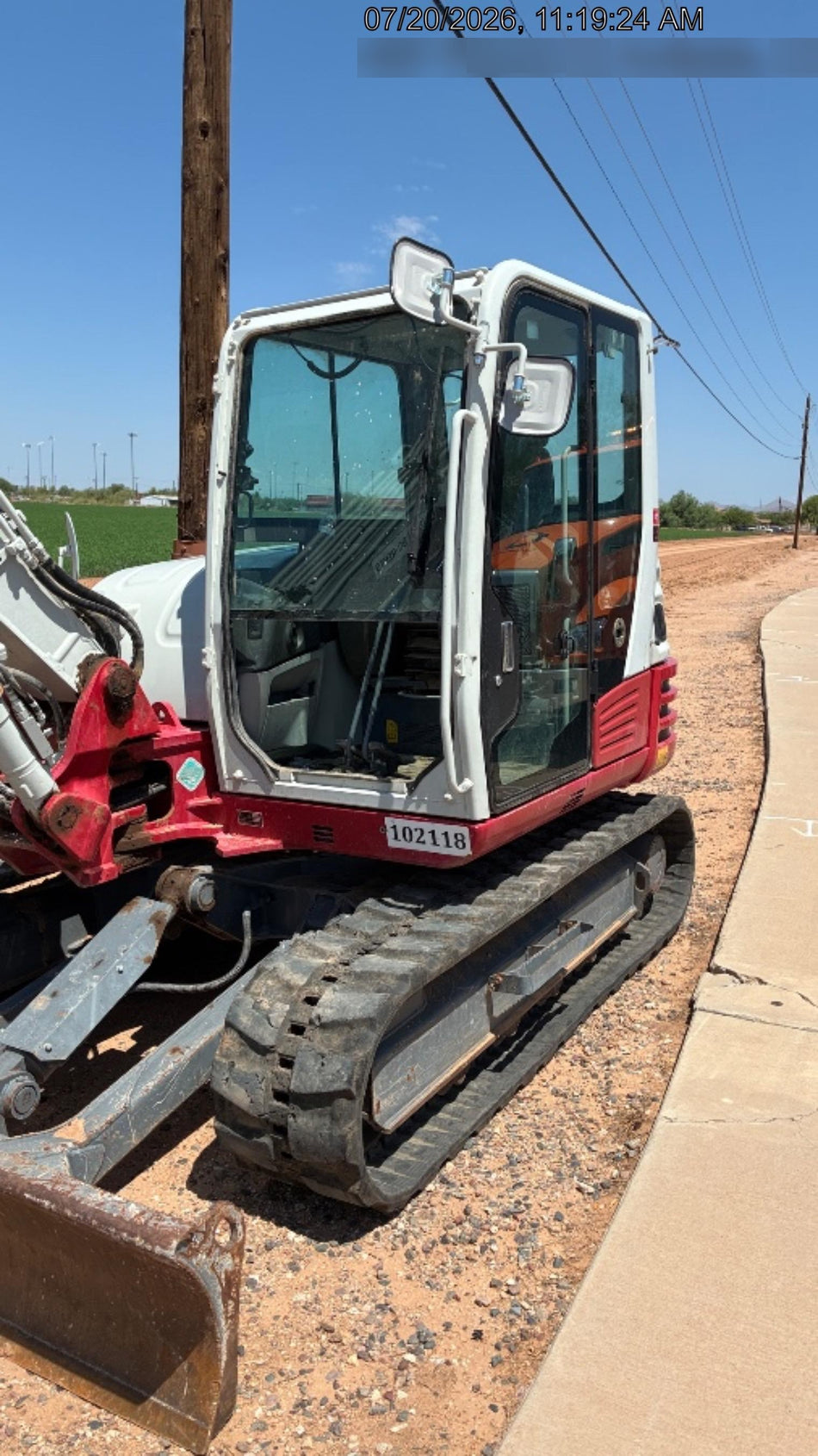 2020 TAKEUCHI TB290C