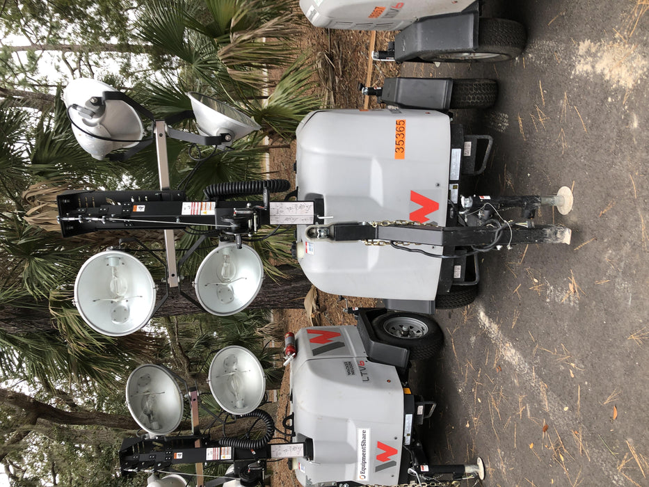 2019 Wacker Neuson LTV6L-MH Wacker Neuson LTV6L Mobile Light Tower w/Fuel Level Sensor Installed