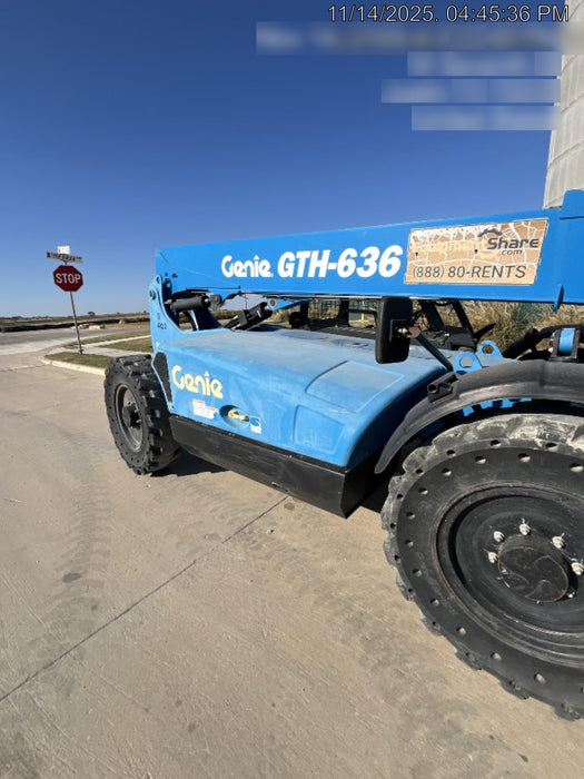 2017 Genie GTH-636 Genie GTH636 Telehandler, 48" Carriage, Solid Tires