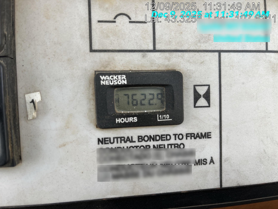 2019 Wacker Neuson LTV6L-MH Wacker Neuson LTV6L Mobile Light Tower w/Fuel Level Sensor Installed