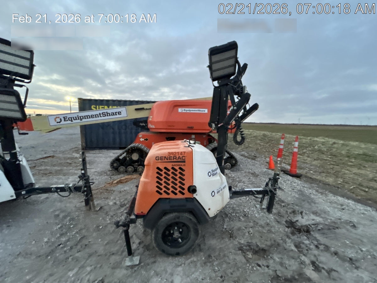 2024 Generac MLT2 Diesel, Flex Switch 120V Input, Powerzone Controller, 
(4) 320W LED Lights, 4kW Generator, 39.9 Gal Fuel Tank, 2" Ball, T3