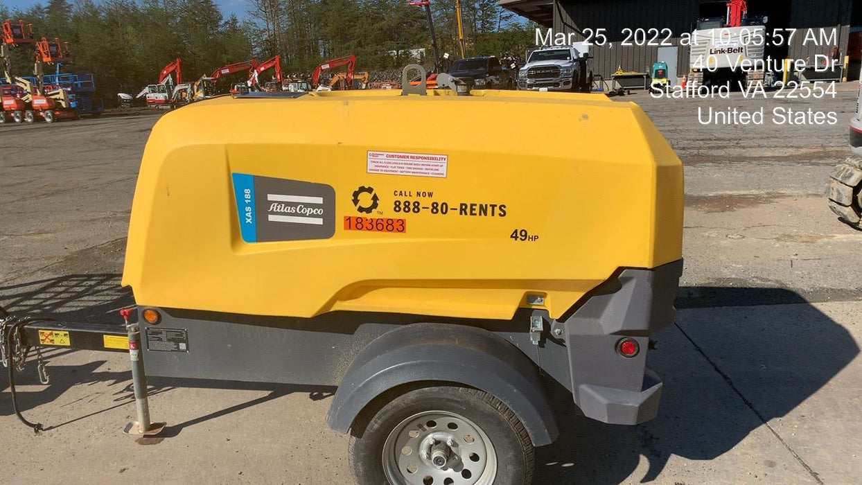 2021 ATLAS COPCO XAS188 CWK